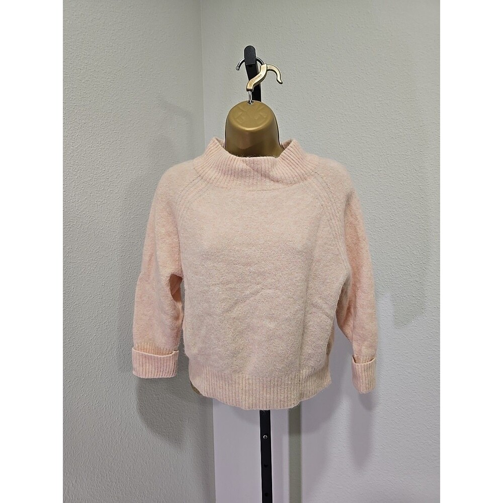 3.1 Phillip Lim Lofty Alpaca Wool Blend Sweater Womens XS Pink Parisian Classic